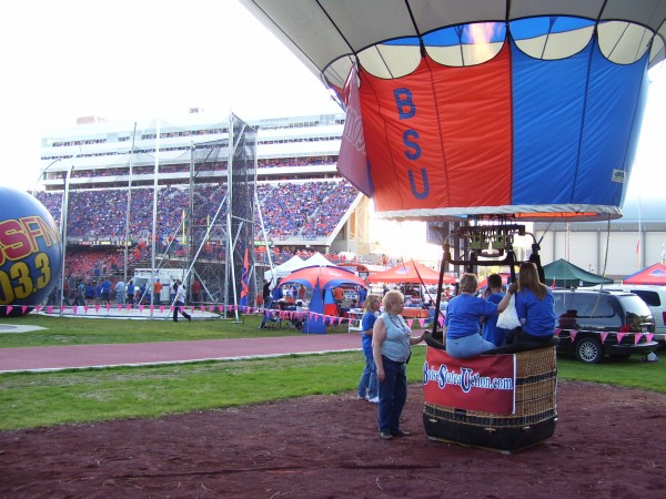 BSU Balloon at the BSU Stadium.